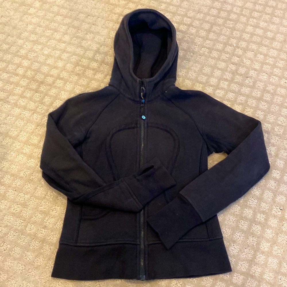 Lululemon Black Zip Up Hoodie